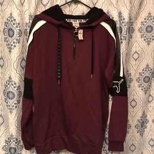 Victorias secret Pink sherpa hoodie. NWT size M